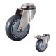5 286LBS Capacity Bolt Hole Swivel Head Stainless Steel Casters