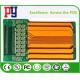 Durable Rigid Flex PCB 4 Layer Polyimide Fr4 Base Material 4 MIL Hole Size