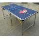 5FT Folding Indoor Table Tennis Table , Easy Carrying Portable Ping Pong Table