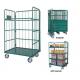 Logistic Material Handling Galvanized Steel Trolley for Warehouse