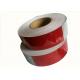 6 Inch*6 Inch  Red White Reflective Conspicuity Tape Placement  For Vehicles  Use