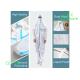 Non Toxic Tyvek Disposable Coveralls PP Coated PE Weight 30g Blue