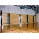 Warm / Natural Retractable Bleacher Seating Timber Bench Clear Polyurethane