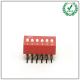 DA series 0.25a 50v red plastic right angle spdt dip switch 3 buyers