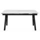 High Stability 850mm Ceramic Extendable Dining Table With Smooth Surface
