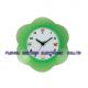 flower shap desk alarm clock with colorful material and lovely customized dial for children