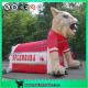 Sport Portable White Advertising Inflatables Dog Tunnel For Sport Event