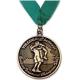 Offset Printing Custom Metal Medal , Bronze / Gold Custom Soccer Medals