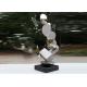 Modern Stainless Steel Sculpture Highly Polished For Pool Decoration