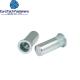 M4-M12 Blind Rivet Flat Head Rivet Nut Knurled Body With Open Close End Stainless Steel 1/4