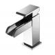 Waterfall Wash Basin Faucet Single Lever Hot and Cold Water Supply