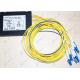 LC Fiber Optic PLC Splitter 1 X 6 For Optical Fiber Communication Systems