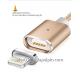Quick Charging 2.4A Micro USB Adapter Data Sync Magnetic Charging Cable For Iphone Samsung