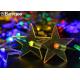 Star 20 LED Solar Powered Outdoor Holiday Lights , Solar Powered Icicle String Lights