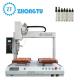 The single soldering iron head dual-station fully automatic soldering machine enables rapid and precise connection between the light-emitting diodes and the circuit boards.