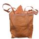 Industrial Use Orange 1 Ton Bulk Bag Flat Bottom With Spout / Side Discharge Design