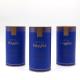 Wholesale Tea Coffee Biodegradable Cardboard Tubes , Paper Tube Container With Metal Lid