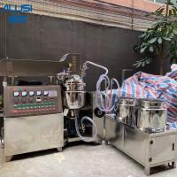 50L Hydraulic Lift Vacuum Emulsifier Mixer Machine Cream Lotion Mixing Equipment