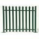 Durable W Section Green Palisade Fencing , Single Point Road Security Fence