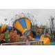 Mini Tornado Water Slide For Aqua Park , Customized Color Fiberglass Kids Playground Slide