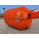 Nuts and Washers Connection 1200mm Foam Filled Pipe Float Floater Collars for Dredging