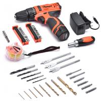 58Pcs Handheld Power Drills Cordless Electric Screwdriver Set 12v 1300mAh