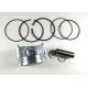 High Precision Motorcycle Pistons And Rings Kit JC125 Aftermarket Parts