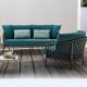 Soft Doll Cotton Cushion Modern Style Garden Rope Rattan Sofa Sets for Balcony Patio