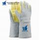 Cow Leather Aramid Fiber Gloves 500℃ Heat Resistant High Temperature Operating