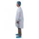 Lightweight Disposable White Lab Coats Nonwoven Disposable Cloths Anti Bacteria
