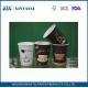 Disposable Custom Paper Coffee Cups / Insulated Paper Tea Cups Eco-friendly