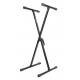 Demountable X Style Music Keyboard Stand DS005D 28x400mm Arm Length