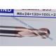 12 mm AOL 100 mm Ball End Milling Cutter , High Precision Milling Cutting Tools