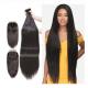 Unprocessed Peruvian Virgin Human Hair Extensions 40 Inches Silky Straight