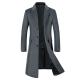 Nonwoven Weaving Method LCBZ Waterproof Thick Knee Length Wool Jacket for Men