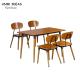 79cm Bent Plywood Dining Chair Retro Coffee Shop Fast Food Restaurant