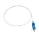 Compact Fiber Pigtails Patch Cords SC/LC APC UPC MultiMode LSZH/PVC 0.9mm