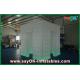 Advertising Booth Displays White Lighted Oxford Cloth Inflatable Photo Booth Portable For Wedding