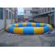 Portable Inflatable Round Swimming Pool , Deep Inflatable Backyard Swimming Pools