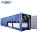 33.9KW Industrial Mobile Container Block Ice Machines with 10 Tonnes/Day Capacity