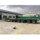 6 Axles Heavy Duty Semi Trailers Loading 100t Heavy Low Bed Container Trailer