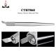 Stainless Steel Autoclavable Manual Tattoo Pen / Heavy Silver Permanent Makeup Pen 60G