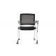 Executive Mesh Back Foldable Training Office Chairs With Movable Wheels