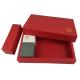 Red Color Box OEM Logo Gold Foil Hot Stamping Cardboard Material Drawer Shape Packing Paper Box Printing