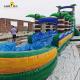 Greenish Blue Inflatable Slide Castle Live Like Royalty For A Day