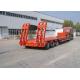 3 axles 100 tons lowbed semi trailer truck trailer  for heavy duty for sale