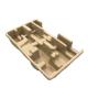 Natural Brown Moulded Pulp Tray Disposable Recycled 3mm Thickness