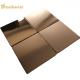 Rose Gold Mirror Hairline Cold Rolled Stainless Steel Plate Ss Steel Sheet Sustainable
