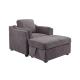 fabric single sofa bed and ottoman set living room sofa chair high quality factory wholesale