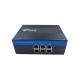 FCC Standards Din Rail Industrial Unmanaged POE Switch Comply With IEEE802.3Af/At